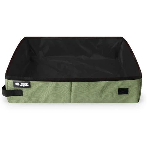 OUSUDELA Bac à Litière Pliable Et Portable Pour Chat, Toilette Portable Pour Chat, Bac à Litière Pour Chat En Tissu Oxford, Litière Pour Chat Pliable, Pour Voyages En Plein Air Avec Animaux (Vert) 4 OUSUDELA Bac à Litière Pliable Et Portable Pour Chat, Toilette Portable Pour Chat, Bac à Litière Pour Chat En Tissu Oxford, Litière Pour Chat Pliable, Pour Voyages En Plein Air Avec Animaux (Vert) – Image 2
