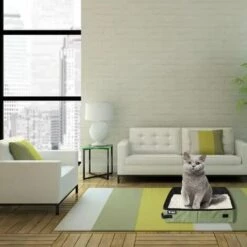 OUSUDELA Bac à Litière Pliable Et Portable Pour Chat, Toilette Portable Pour Chat, Bac à Litière Pour Chat En Tissu Oxford, Litière Pour Chat Pliable, Pour Voyages En Plein Air Avec Animaux (Vert) 11 OUSUDELA Bac à Litière Pliable Et Portable Pour Chat, Toilette Portable Pour Chat, Bac à Litière Pour Chat En Tissu Oxford, Litière Pour Chat Pliable, Pour Voyages En Plein Air Avec Animaux (Vert) -Promos Litière et bac à litière Magasin 67165854 5