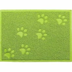 WIAN Lot De 3 Tapis De Bac à Litière Imperméables En PVC élastique De Haute Qualité, 30 X 40 Cm (vert)