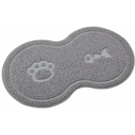 ENLENK Tapis Litiere Chat 46*26cm Tapis De Toilette Chat Imperméable Antidérapant, Tapis De Litière Pour Chat Facile à Nettoyer Pets Tapis De Litière Antidérapant Pour Chien/Chat-gris 4 ENLENK Tapis Litiere Chat 46*26cm Tapis De Toilette Chat Imperméable Antidérapant, Tapis De Litière Pour Chat Facile à Nettoyer Pets Tapis De Litière Antidérapant Pour Chien/Chat-gris – Image 2