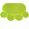 FLYME Tapis Pour Bac à Litière, Tapis De Litière Pour Chat Plat Bol D'alimentation Pour Nourriture Tapis De Nettoyage 30 * 40cm (Vert)