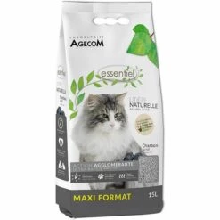 Essentiel - Litière Naturelle Au Charbon Pour Chat - 6L