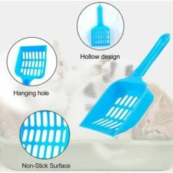 PREMIER Pelle à Litière Pour Chat Pelle à Sable En Plastique Pour Animaux De Compagnie Chien Pooper Scooper 3 Pièces -Promos Litière et bac à litière Magasin 67663053 3