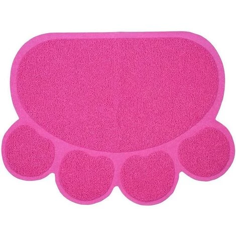 ECHOO Tapis Pour Bac à Litière, Tapis De Litière Pour Chat Plat Bol D'alimentation Pour Nourriture Tapis De Nettoyage 30 * 40cm (Rose) 4 ECHOO Tapis Pour Bac à Litière, Tapis De Litière Pour Chat Plat Bol D'alimentation Pour Nourriture Tapis De Nettoyage 30 * 40cm (Rose) – Image 2