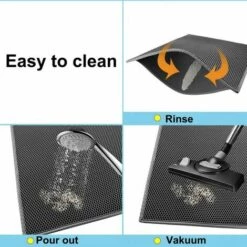 YIDOMDE Tapis Litiššre Chat Bac š€ Litiššre Pour Chats, ImpermšŠable Non Toxique EVA,Double Couche En Nid D'abeille Design (46x60 Cm, Gris) 9 YIDOMDE Tapis Litiššre Chat Bac š€ Litiššre Pour Chats, ImpermšŠable Non Toxique EVA,Double Couche En Nid D'abeille Design (46x60 Cm, Gris) -Promos Litière et bac à litière Magasin 68069846 3