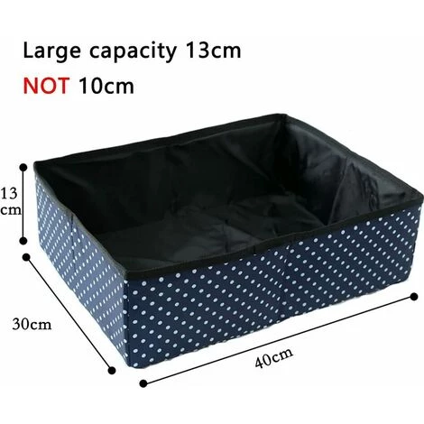 Cisea Litière Pliable Portable Pour Chat Général, étanche, Propre Et Douce Pour La Maison Et L'extérieur - Bleu, L 4 Cisea Litière Pliable Portable Pour Chat Général, étanche, Propre Et Douce Pour La Maison Et L'extérieur - Bleu, L – Image 2