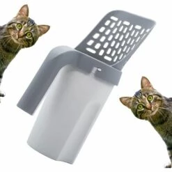 OYLDA Pelle à Litière Pour Chat Pelle à Matières Fécales Détachable (90 Pièces De Sacs Poubelle Gratuits) -Promos Litière et bac à litière Magasin 68140163 3