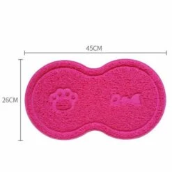 LLOVE Tapis De Litière Pour Chat Set De Table Pour Chat Tapis De Sol Pour Chat Tapis De Toilette Pour Chat Tapis De Litière Pour Chat 8 Formes (Beige -Promos Litière et bac à litière Magasin 68201840 5