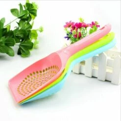 FUIENKO Pelle à Litière Pour Chat 25cm, Pelle à Excréments, Bac à Déchets En Plastique, Cuillères De Nettoyage Pour Bac à Sable,Random Color -Promos Litière et bac à litière Magasin 68243910 4