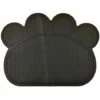 QERSTA Tapis De Litière En Silicone En Forme De Pattes Pour Chat Motif Chat Noir 40 X 30 Cm -Promos Litière et bac à litière Magasin 68271108 1