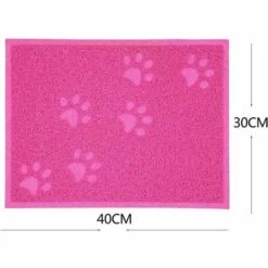 QERSTA Tapis Pour Bac à Litière Etanche En PVC Elastique De Haute Qualité Tapis Pour Bac à Litière - 30 X 40cm (Rose) 8 QERSTA Tapis Pour Bac à Litière Etanche En PVC Elastique De Haute Qualité Tapis Pour Bac à Litière - 30 X 40cm (Rose) -Promos Litière et bac à litière Magasin 68271531 2