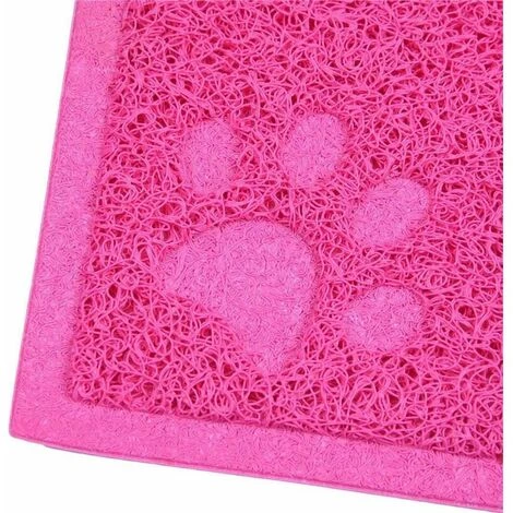 QERSTA Tapis Pour Bac à Litière Etanche En PVC Elastique De Haute Qualité Tapis Pour Bac à Litière - 30 X 40cm (Rose) 5 QERSTA Tapis Pour Bac à Litière Etanche En PVC Elastique De Haute Qualité Tapis Pour Bac à Litière - 30 X 40cm (Rose) – Image 3