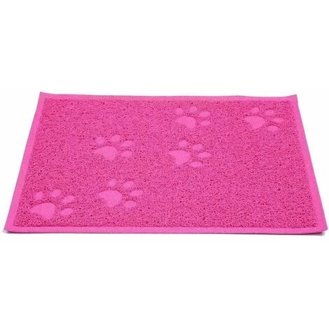 QERSTA Tapis Pour Bac à Litière Etanche En PVC Elastique De Haute Qualité Tapis Pour Bac à Litière - 30 X 40cm (Rose) 7 QERSTA Tapis Pour Bac à Litière Etanche En PVC Elastique De Haute Qualité Tapis Pour Bac à Litière - 30 X 40cm (Rose) – Image 5