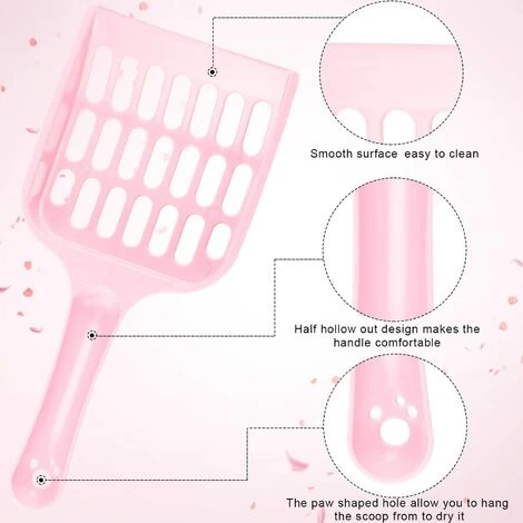 WAVE Pelle à Litière Pour Chat En Plastique Pelle à Litière Kitty Pelle à Litière Pour Animaux De Compagnie Tamis Pour Litière Pour Animaux De Compagnie Pour Nettoyage Des Toilettes De Sable De Chat 6 WAVE Pelle à Litière Pour Chat En Plastique Pelle à Litière Kitty Pelle à Litière Pour Animaux De Compagnie Tamis Pour Litière Pour Animaux De Compagnie Pour Nettoyage Des Toilettes De Sable De Chat – Image 4