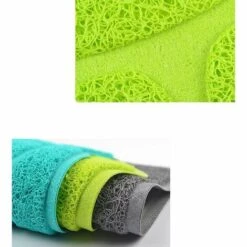 ENLENK Tapis De Litière Pour Chat Set De Table Pour Chat Tapis De Sol Pour Chat Tapis De Toilette Pour Chat Tapis De Litière Pour Chat 8 Formes (Beige -Promos Litière et bac à litière Magasin 68338859 4