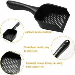 GRID COOL Pelle à Litière Pour Chat En Bentonite Pelle à Litière Pour Chat En PVC Support Mural Léger, Durable, Pelle à Litière Carrée Avec Manche Long, Fournitures Pour Animaux De Compagnie Pour Le Nettoyage -Promos Litière et bac à litière Magasin 68590238 4