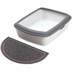 TRIXIE Tapis Pour Bac à Litière, En Pvc, 37 × 45 Cm, Anthracite -Promos Litière et bac à litière Magasin 6984241 3