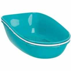 TRIXIE Bac à Litière Berto Top, Couvercle, Système De Tri, 39 × 42 × 59 Cm, Turquoise/blanc 10 TRIXIE Bac à Litière Berto Top, Couvercle, Système De Tri, 39 × 42 × 59 Cm, Turquoise/blanc -Promos Litière et bac à litière Magasin 6993757 4