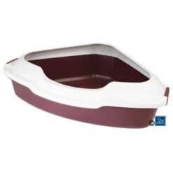 CHADOG Bac A Litiere D'angle Bx 43 X 43 X 56 X 14 Cm