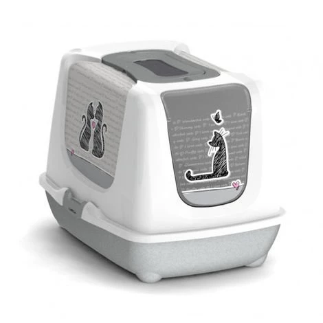 ANKA Maison De Toilette Cats In Love Taille S Longueur 50 Cm Largeur 39 Cm Hauteur 39 Cm 3 ANKA Maison De Toilette Cats In Love Taille S Longueur 50 Cm Largeur 39 Cm Hauteur 39 Cm