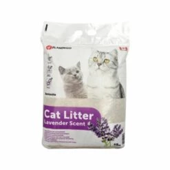 Litière Bentonite Pour Chats Flamingo 15 Kg Lavande